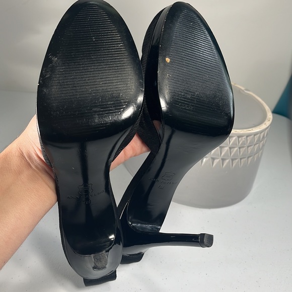 Ann Taylor Satin Bandage Leg Lace Tie Up Ribbon Stilettos Heels Women’s size 7 - Picture 11 of 16